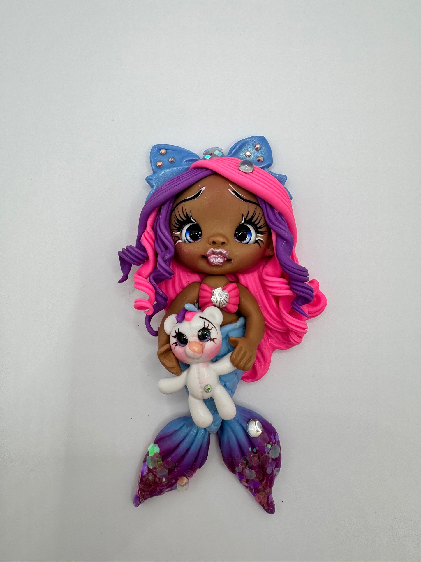 Purple/pink mermaid