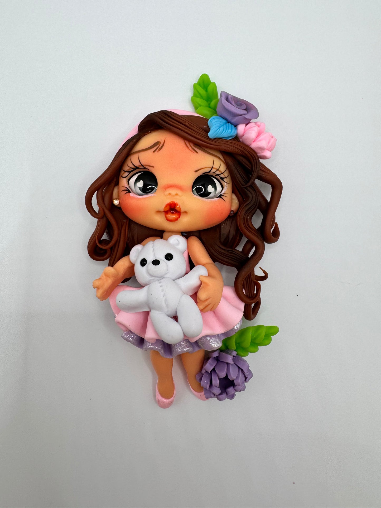 Flower bear girl