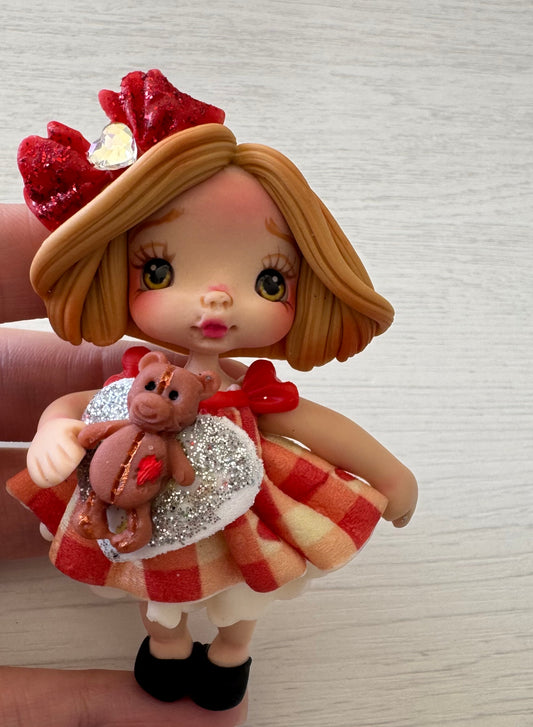 short hair heart girl