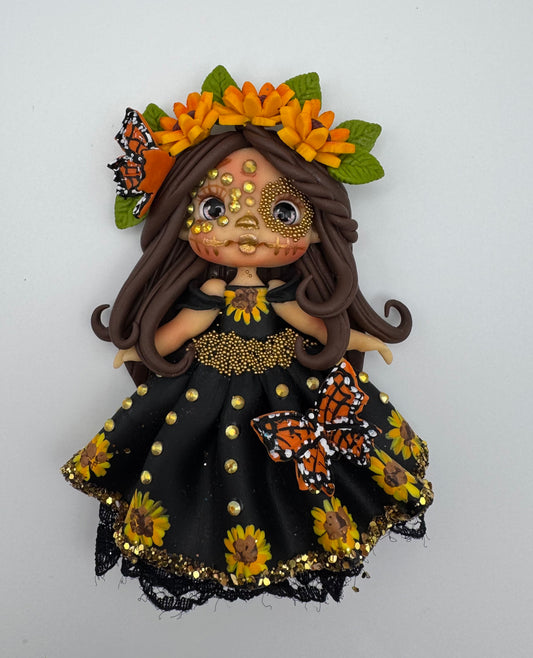Sunflower/ butterfly dress