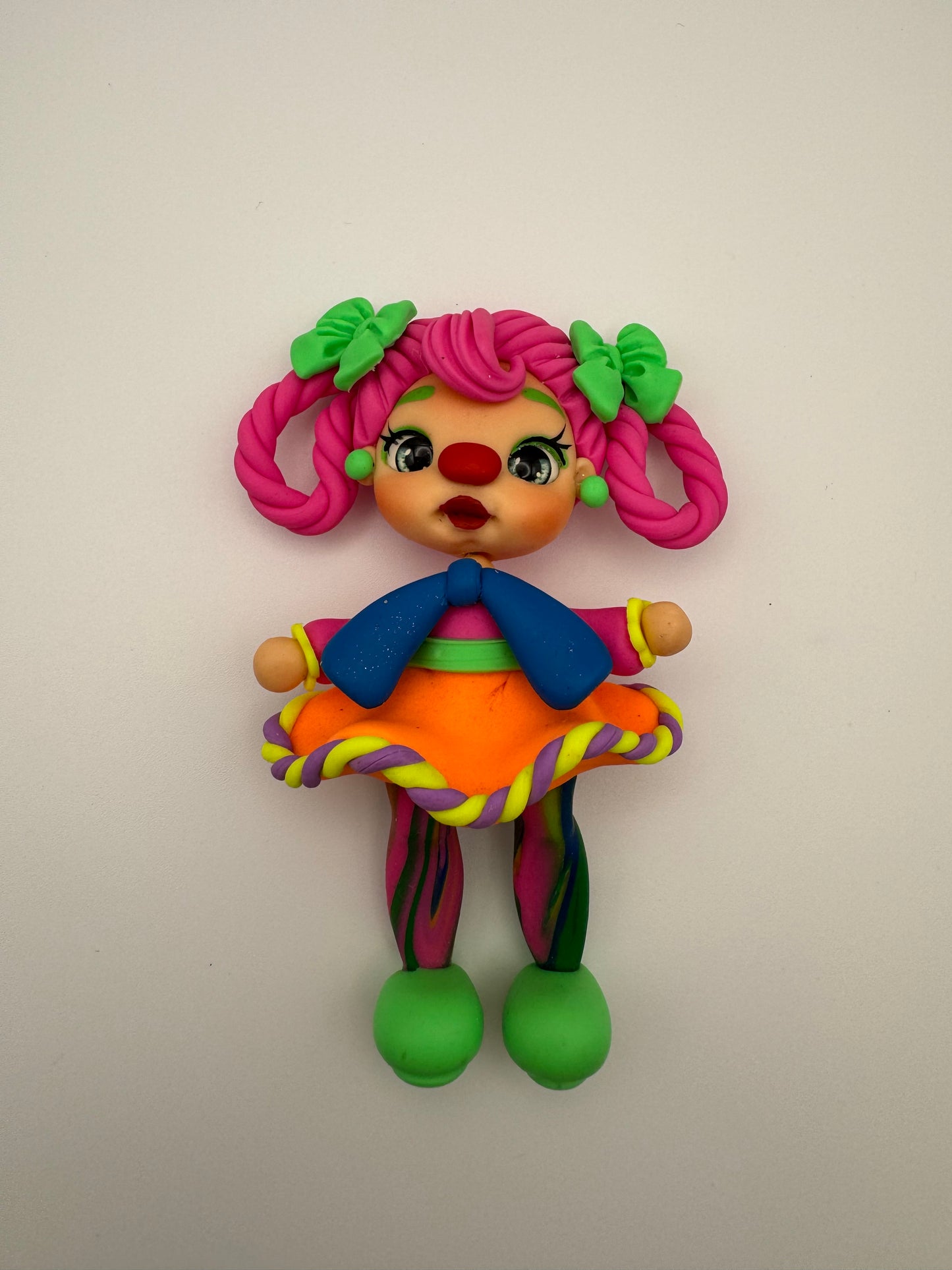 Pink hair clown