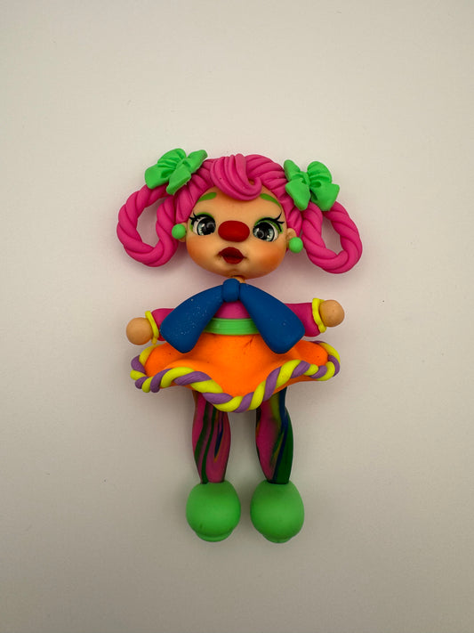 Pink hair clown