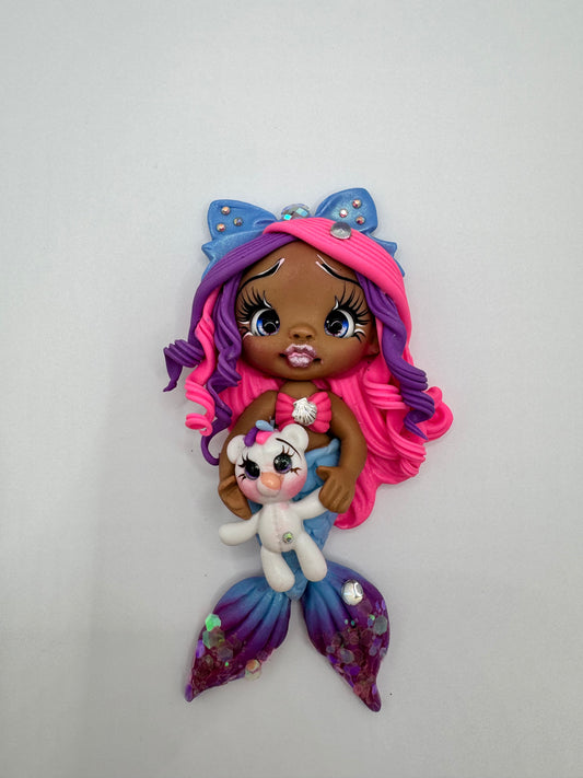 Purple/pink mermaid