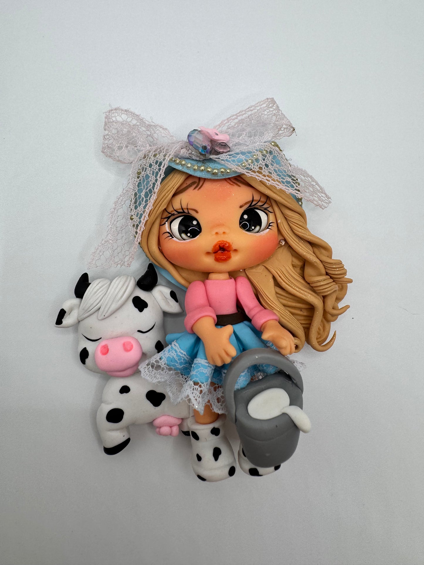 Cute cow girl
