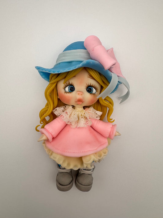 Cute blue hat girly