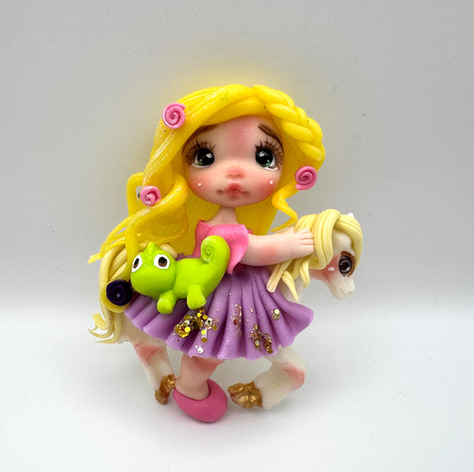 Rapunzel w/horse