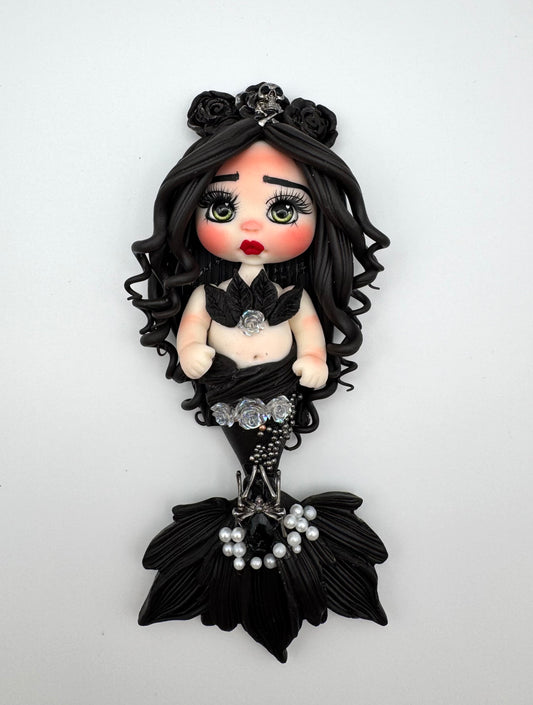 Black widow mermaid